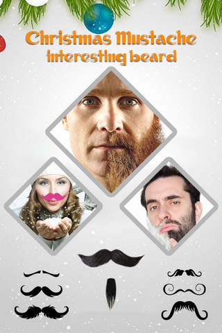 Christmas Moustache Booth Pro - Sticker Photo Editor to Grow Santa Claus Beard over Yr Face Entertainment