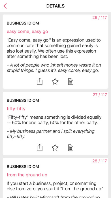Sports Business idioms in English screenshot 2