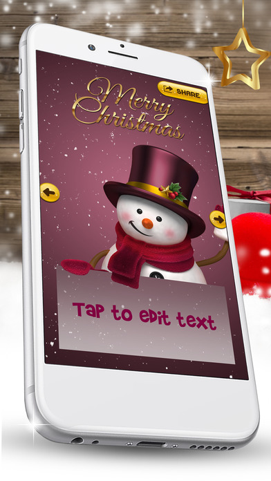Xmas Greeting Card Maker With HD Christmas Designs screenshot 4