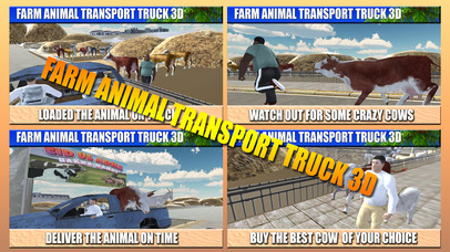 Farm Animal Transport Truck 3D screenshot 4