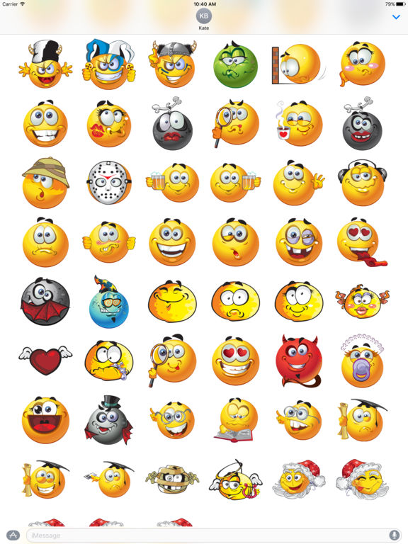 App Shopper Cute Emotions Stickers Vol 01 (Stickers)