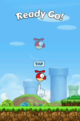 Tiny Swing Bird - the game of bird fly up screenshot 2