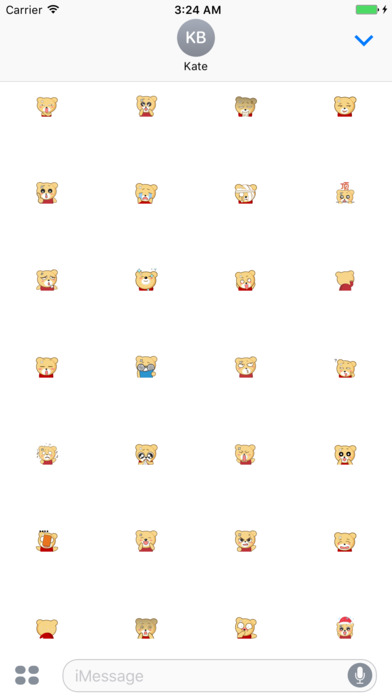 Cute Cubs Emoji screenshot 2
