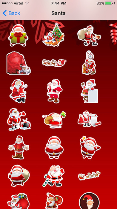 Christmas Emoji - Animated Emojis Stickers screenshot 2