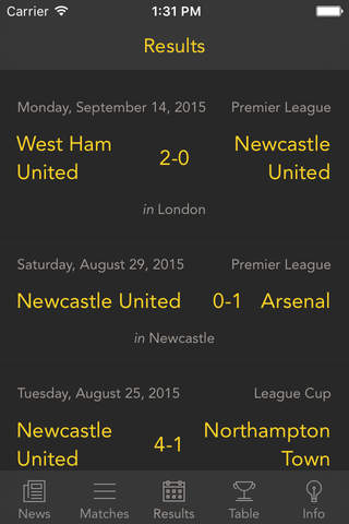 Team Newcastle United screenshot 2