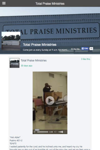 Total Praise Ministries screenshot 2