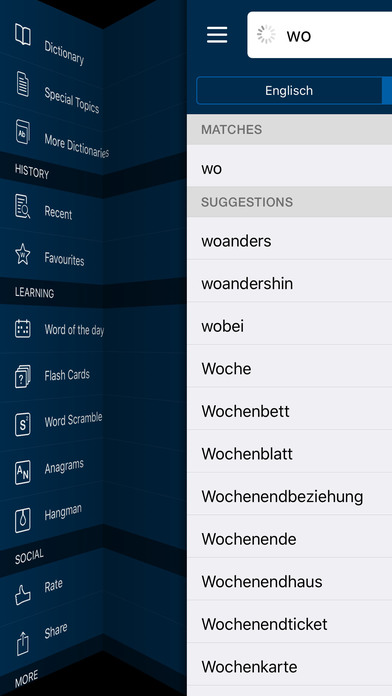 Deutsch <-> Englisch KOMPAKT Wörterbuch screenshot 4