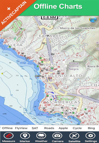 Canary Islands charts GPS map Navigator screenshot 2