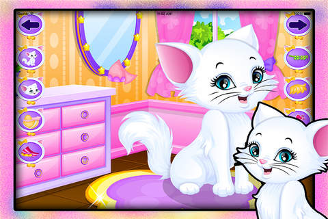 Cute Kitty - Dress Up screenshot 2
