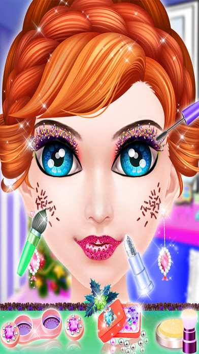 Christmas Candy Makeup Salon - Game for Girls screenshot 2