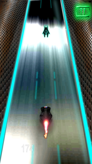 A Classic Battle of Air Cars : Chase in Slider screenshot 2