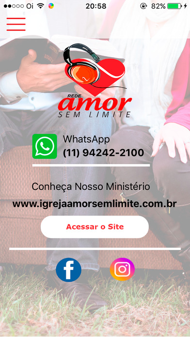 Rede Amor Sem Limite screenshot 3