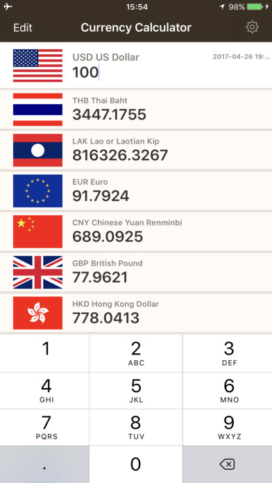 Currency Calculator PRO screenshot 2