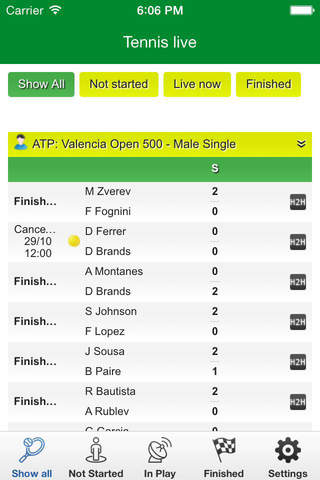 Tennis Live h24 screenshot 3