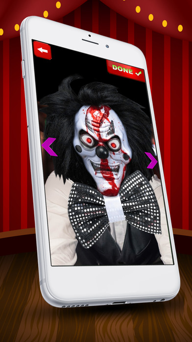 Killer Clown Face Stickers Makeup Photo Montage.s screenshot 4