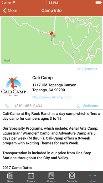 Cali Camp screenshot 3