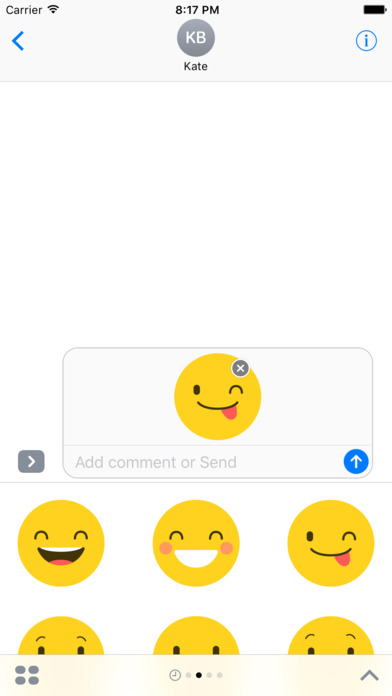 Emoticon Stickers - Emojis for iMessage screenshot 4