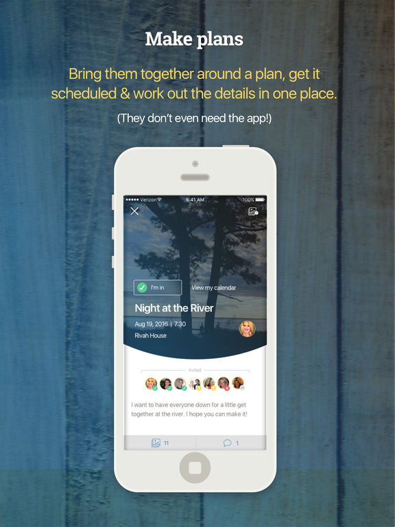 DieHappy Make Plans and Privately Share Photos screenshot