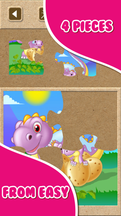 Dinosaur Jigsaw Puzzle.s Free Toddler.s Kids Games screenshot 3