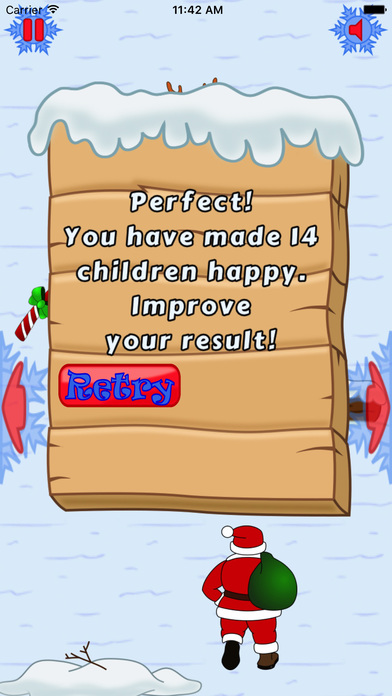 奔跑的圣诞老公公－儿童爱玩的敏捷类动作小游戏 screenshot 4