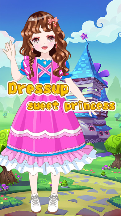 Dressup sweet princess - Make up game for free screenshot 4