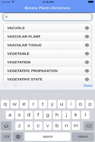 Dictionary of Botany Plants English offline screenshot 3