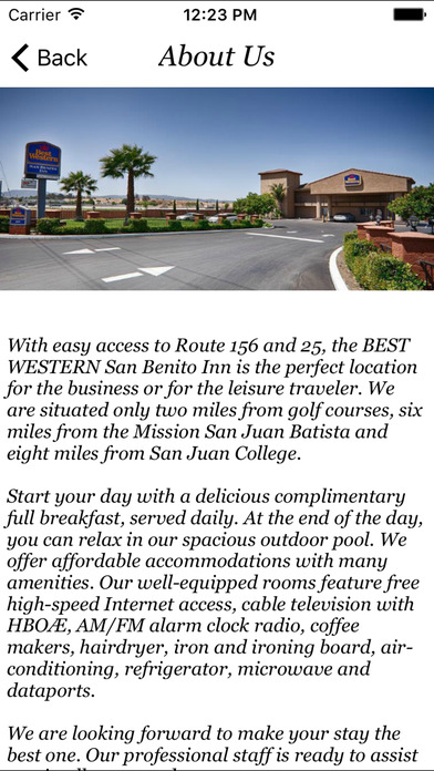 BEST WESTERN San Benito Inn CA screenshot 3