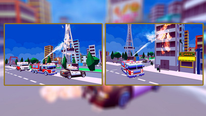 Fire Truck Driver City Rescue screenshot 2