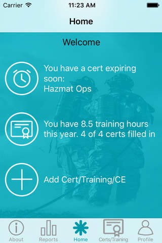 MyCert CE's, certs, training hours screenshot 4