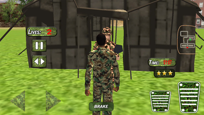 Military Commando Transport Bus Driving Game screenshot 3
