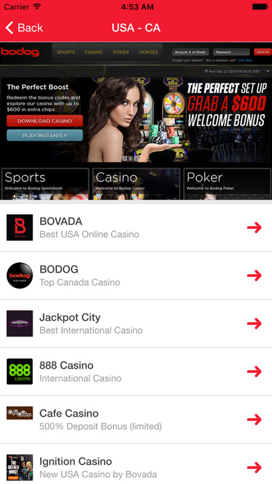 Casino Web 2017 Guide E Reviews - 2017 Casino screenshot 3
