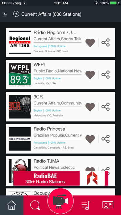 Current Affairs FM Radio Stations screenshot 2