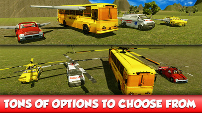 Flying School Bus Simulator: Extreme Flight Pilot screenshot 4