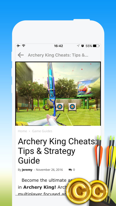 Free Cheats for Archery King screenshot 3