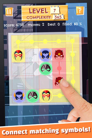 Superhero Urban Invaders - FREE - City Knight Mask Pairs Match screenshot 2