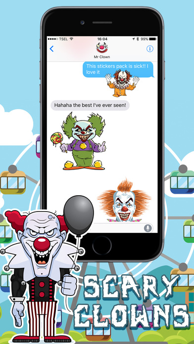 Killer Clowns Stickers screenshot 3