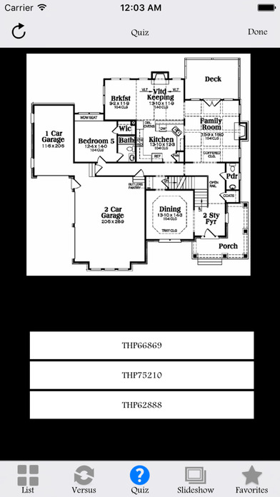 Traditional Style - House Plans screenshot 2