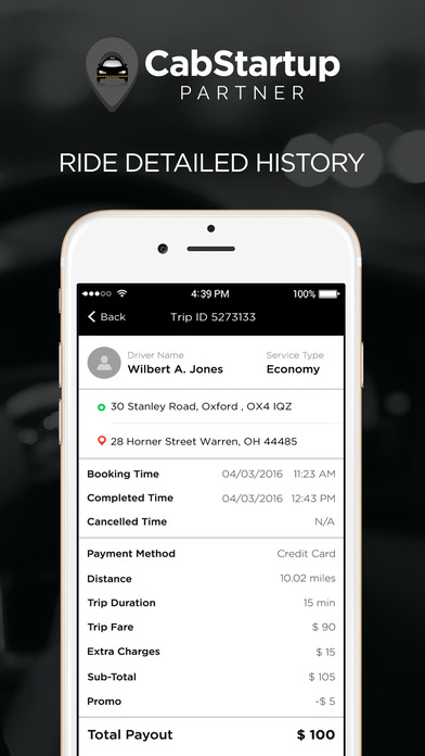 Cab Startup Partner screenshot 4