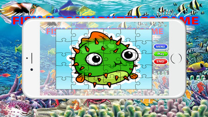 SeaFish Aquarium Jigsaw Puzzles Game For Kids screenshot 2