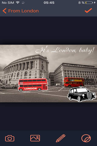 From London With Love - Greeting Card Creation screenshot 2