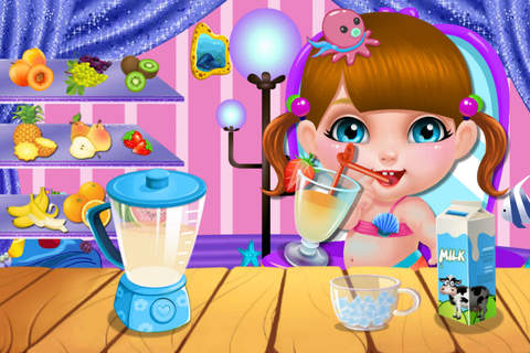 Mermaid Sister In Ocean Home-Baby Salon Care screenshot 3