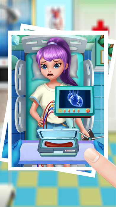 Lady Cardiac Emergency - Kids Salon Game screenshot 4