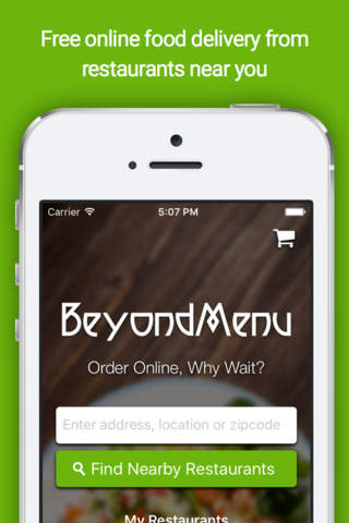 Beyond Menu Food Delivery screenshot 2