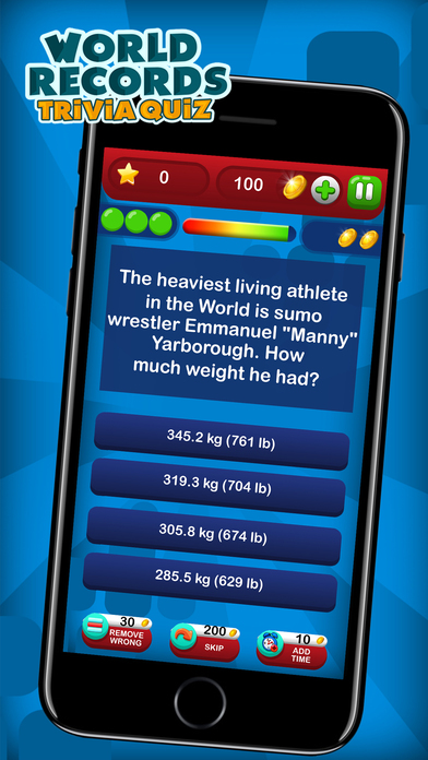 World Records Education Quiz – Fun.ny Trivia Game screenshot 3