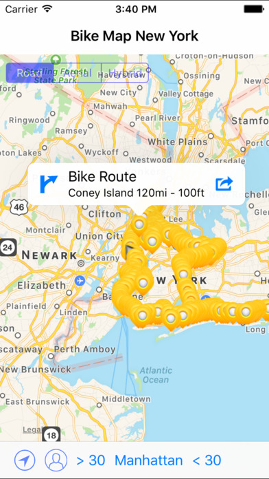 Bike Map NYC screenshot 2