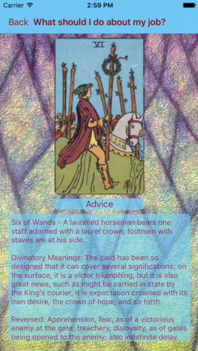 Tarot Card Reader Lite screenshot 3