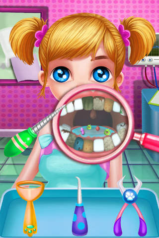Cute Girl's Magic Dentist-Mommy Teeth Manager screenshot 2
