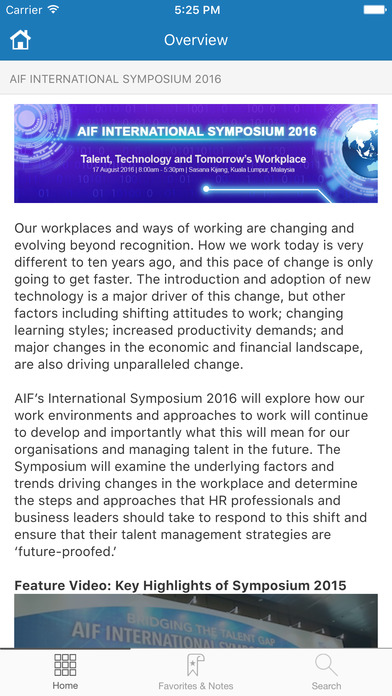 AIF International Symposium screenshot 3