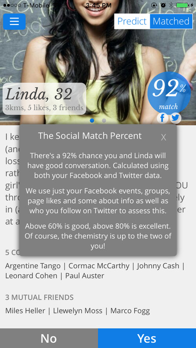 Predict Dating App screenshot 2