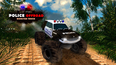 Offroad Police Monster Truck Vs Gangsters Mafia 3D screenshot 4